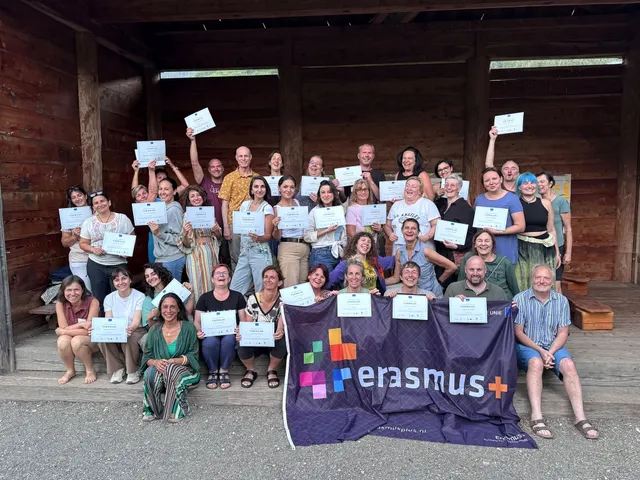 Účastníci programu Erasmus+ s certifikátmi